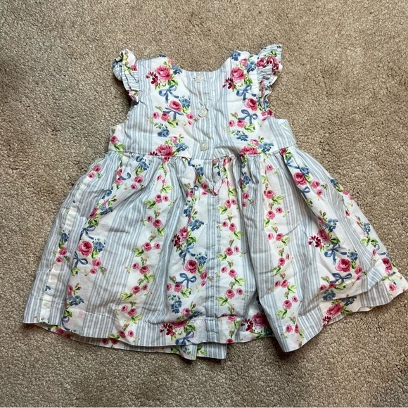 Pastourelle by Pippa & Julie Floral Dress 0-3 months - Picture 2 of 5
